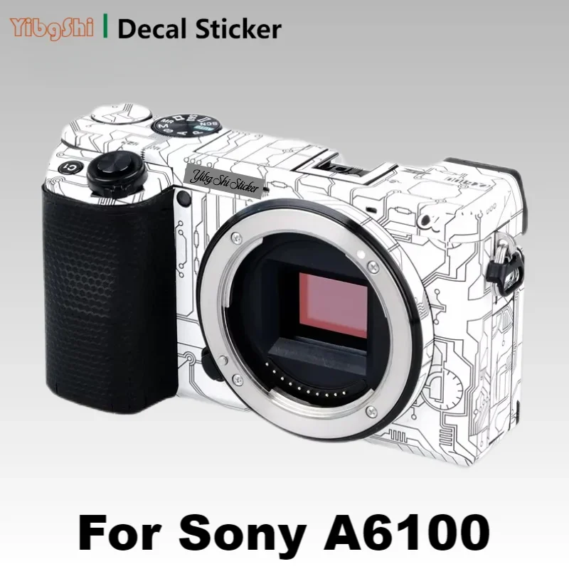 For Sony A6100 ILCE6100 ILCE-6100 ILCE 6100 Camera Body Sticker Coat Wrap Protective Film Protector Decal Skin A6100 camera Film