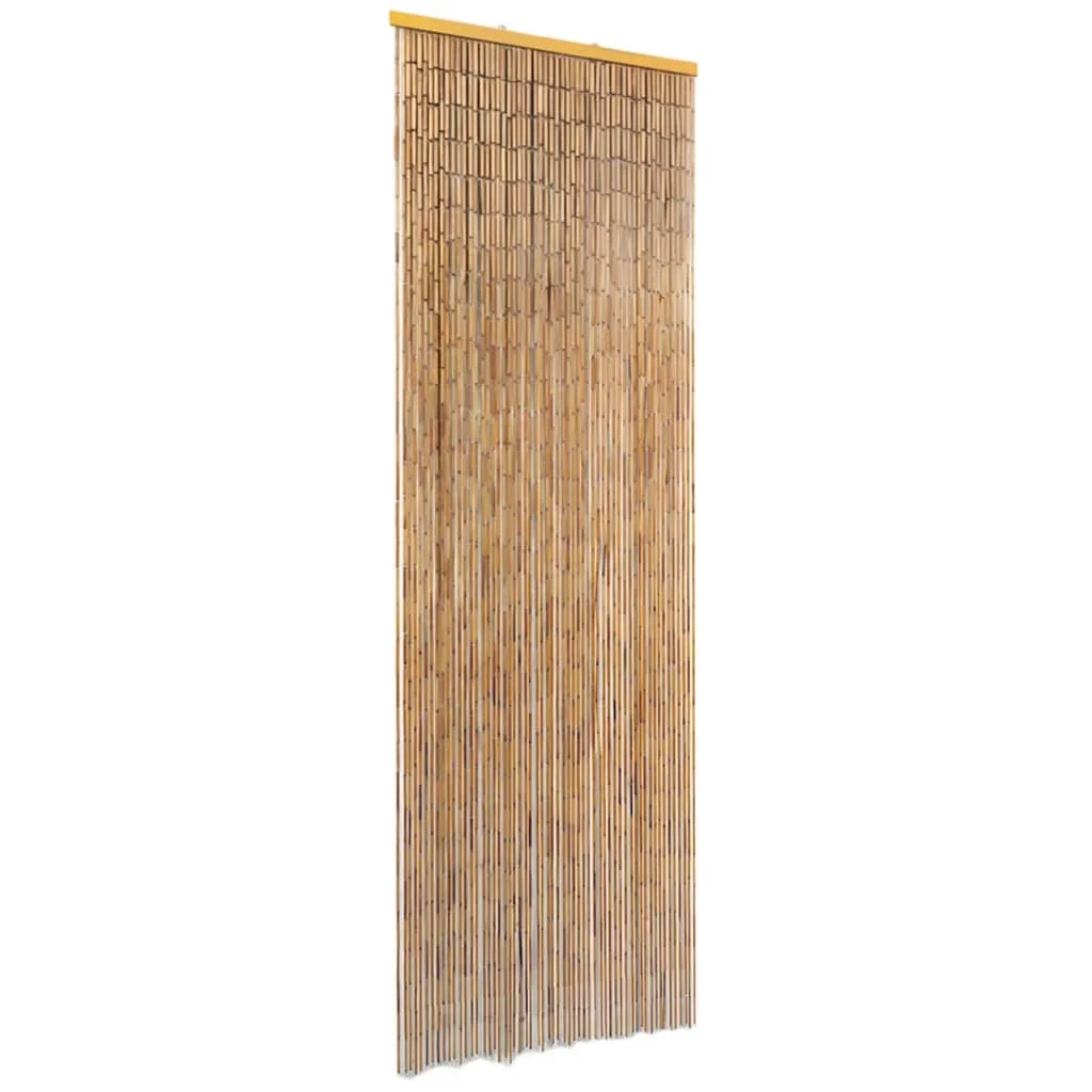 Bambus-Insektenschutzvorhang, 56x185cm, Verschiedene Größen Verfügbar, Staub- und Insektensicherer Multifunktionaler Netzvorhang