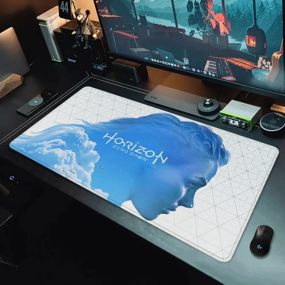 Gaming Mouse Pad 900x400 HorizonS Zero Dawn Gamer Desk Mat Desk Accessories Office Computer Table Pc Setup Accessories Mousepad