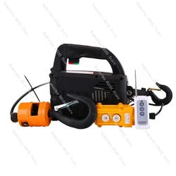 3 IN 1 Remote control 500kg crane hoist wire rope electric hoist aluminum shell hoist household indoor small crane