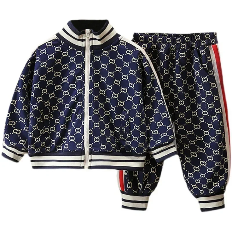 Spring Autumn Boys Clothing Sets Kids Fashion Cotton Coats+Pants 2pcs Tracksuits For Baby Children Sports Suits Toddler 2-12T