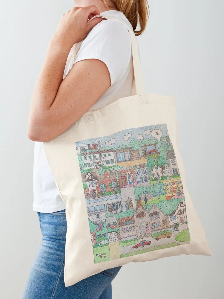 

Ode to John Hughes - Shermer, Illinois Tote Bag canvas tote bag Canvas shoulder bag cute pouch tote bags men
