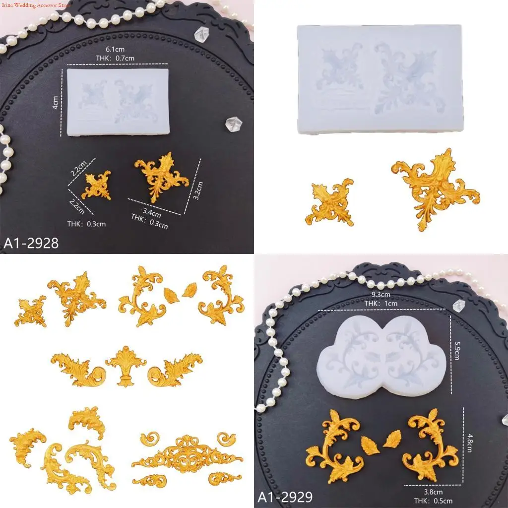 

G92D Набор многоразовых форм для помадки с тиснением в европейском стиле, идеально подходит для профессионального дома