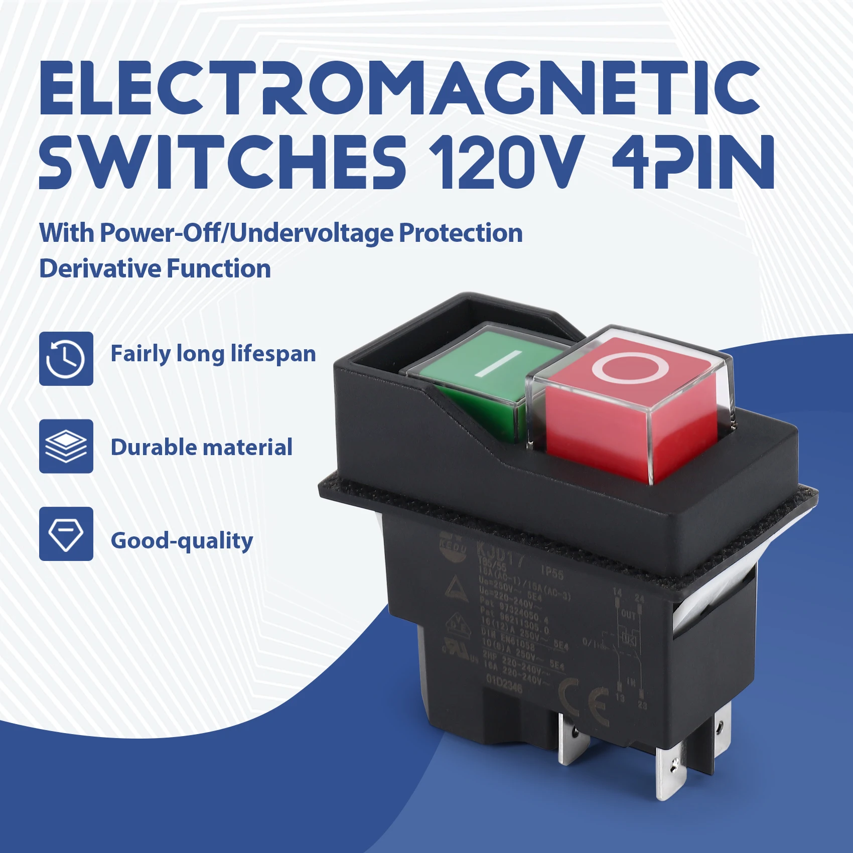 UISN مفاتيح كهرومغناطيسية، مفاتيح الضغط على زر لأدوات الحدائق - المحطات #2