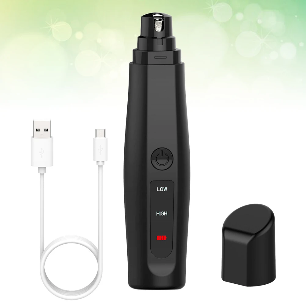 

Electric Pet Clipper Durable ABS Grinder Trimming Charging Dog Cat Nail Tool Dog Nail Clipper Smooth Safe Easy