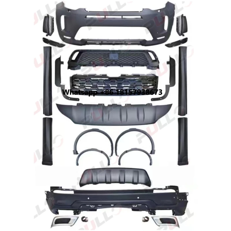 

Car Body Kit Bumper for Land Rover Discovery Sport Upgrade to Dynamic Style Include Front and Rear Bumper with Side Skirts