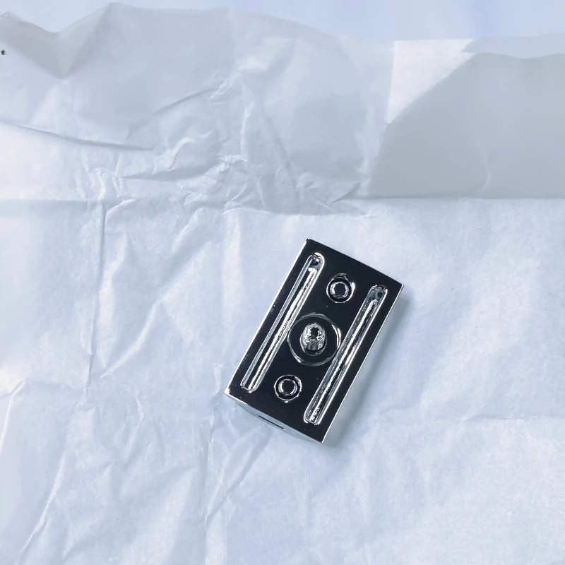 2026 Flash Sale！ YAQI Chrome Color Scalloped Bar Double Edge Safety Razor Head for Boyfriend's Gift view 5
