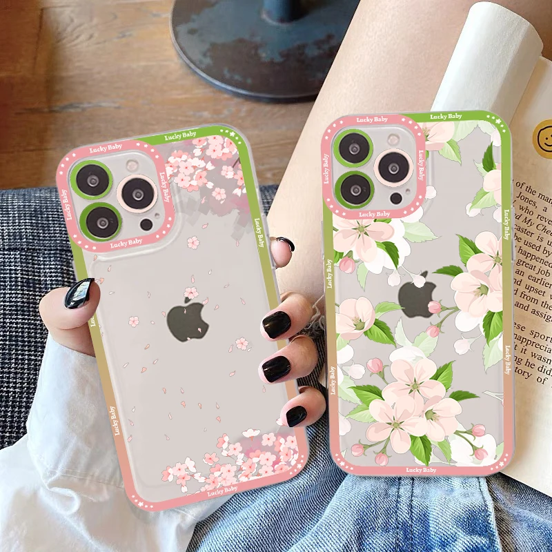 Cherry Blossom Phone Case For Redmi 7 8 9 A For Redmi Note 5 7 8 9 10 11 Pro Max 4G 5G Funfas