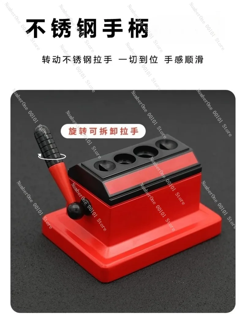 3-in-1 Desktop Cigar Cutter, Guillotine & V-Cut Scissor, Stainless Steel Cigar Clipper Puncher, Luxury Gift Box for Men
