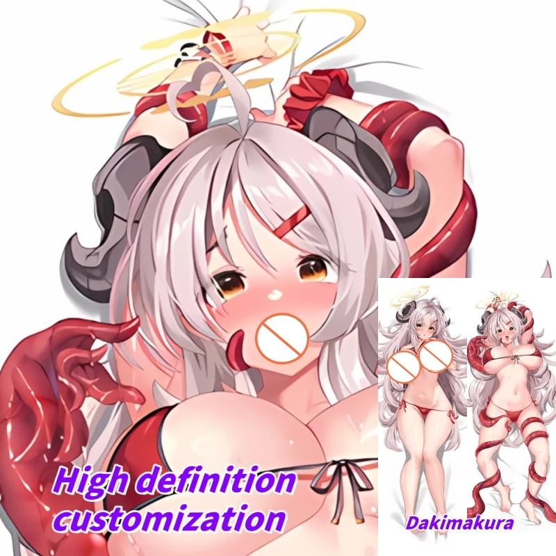 Dakimakura-Taie d'oreiller Anime, impression recto-verso, corps grandeur nature, cadeaux personnalisables, Azur Lane KMS Prinz