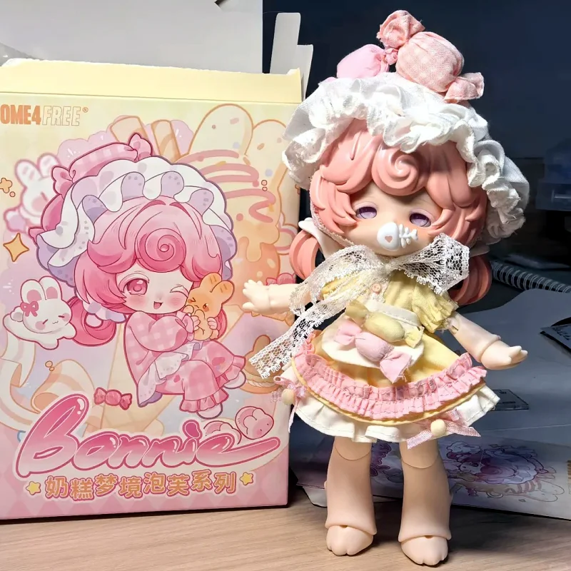 

В наличии оригинальная Articulated Action Figure Come4free 14 см Milk Cake Dream Puff Series 1/12 Bjd Blind Box для девочки, подарок на день рождения