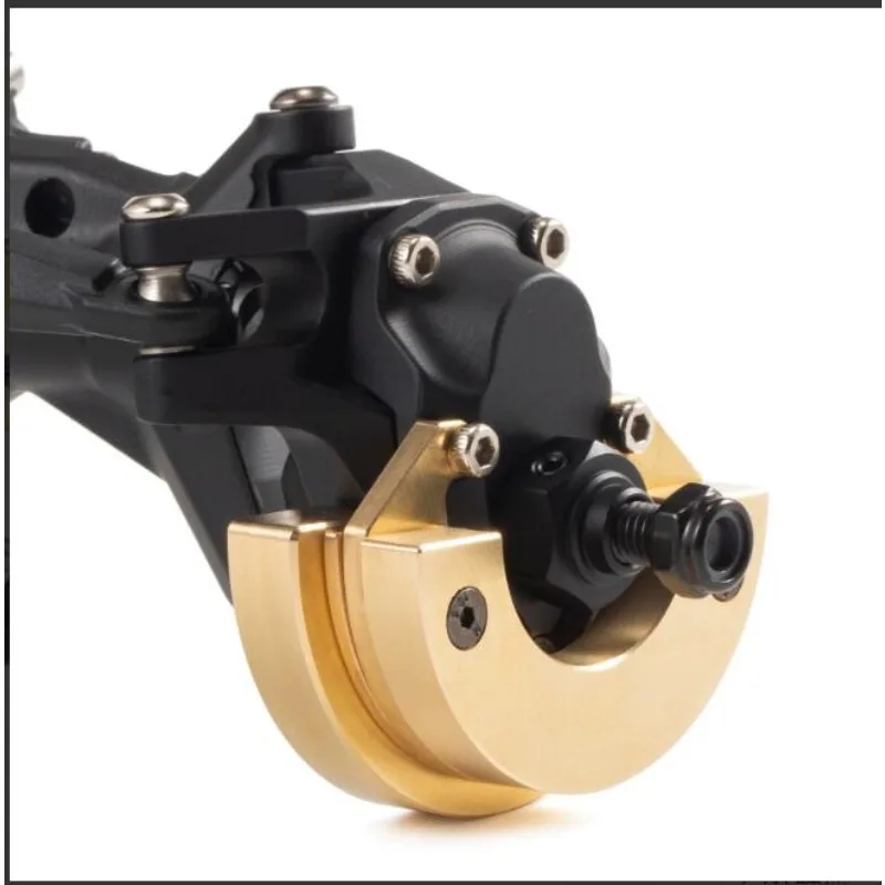 Fit 1:10 VP F10 Phoenix Portal Front Knuckle Brass Weight Set,CNC Machined Stackable Weight Disc for 1.9/ 2.2 Wheels RC Crawler