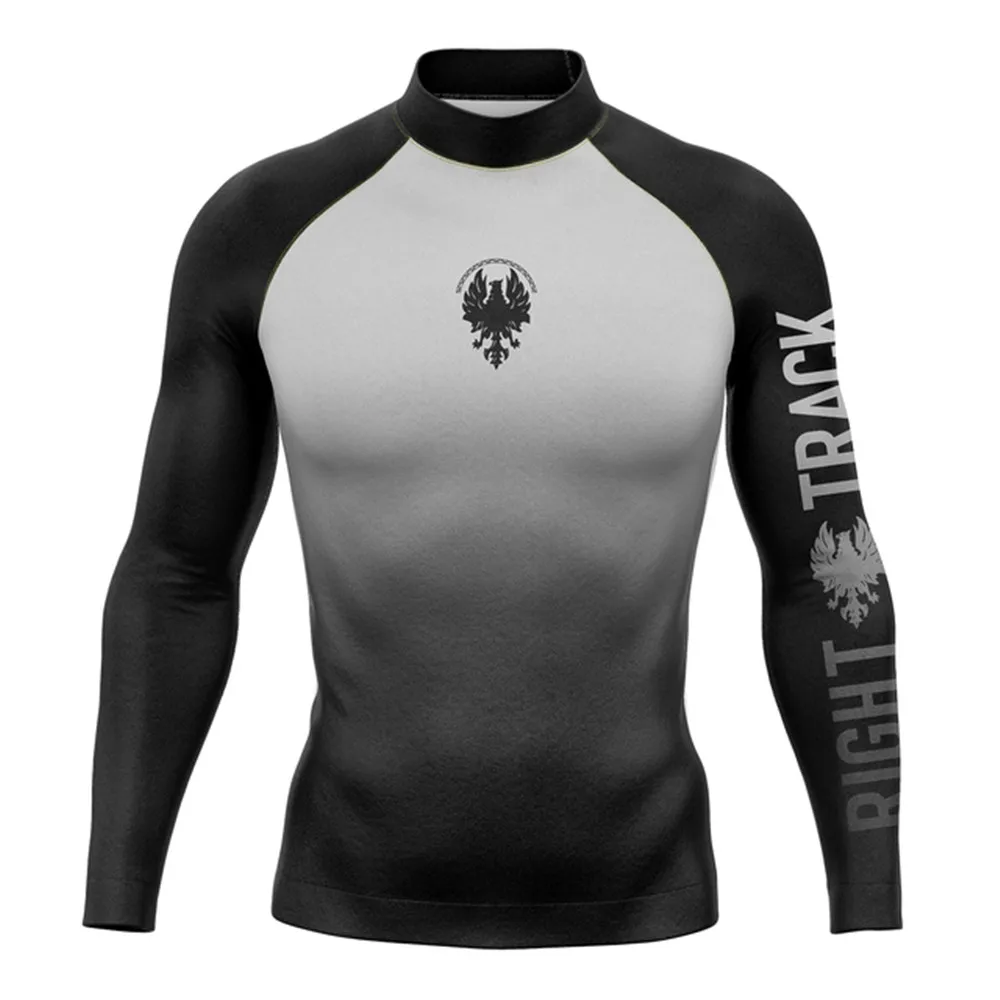 Men's Rash Guard Swimming Shirts Lycra Quick Dry Swimming Surfing Diving Tops Upf 50+ Ropa Surf Shirt Gym Water Sport Clothing