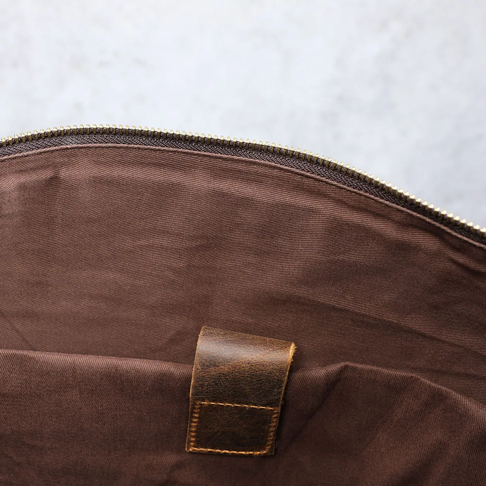 S.WORKER Premium Vollnarbenleder-Reisetasche Echtes Leder Vintage-Stil Große Handgepäcktasche – Detail 25