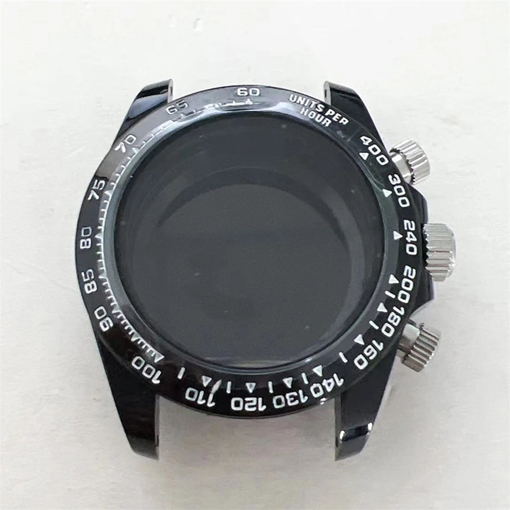 Watch Case 39MM Sapphire Glass Case for Quartz VK63 Movement Cases