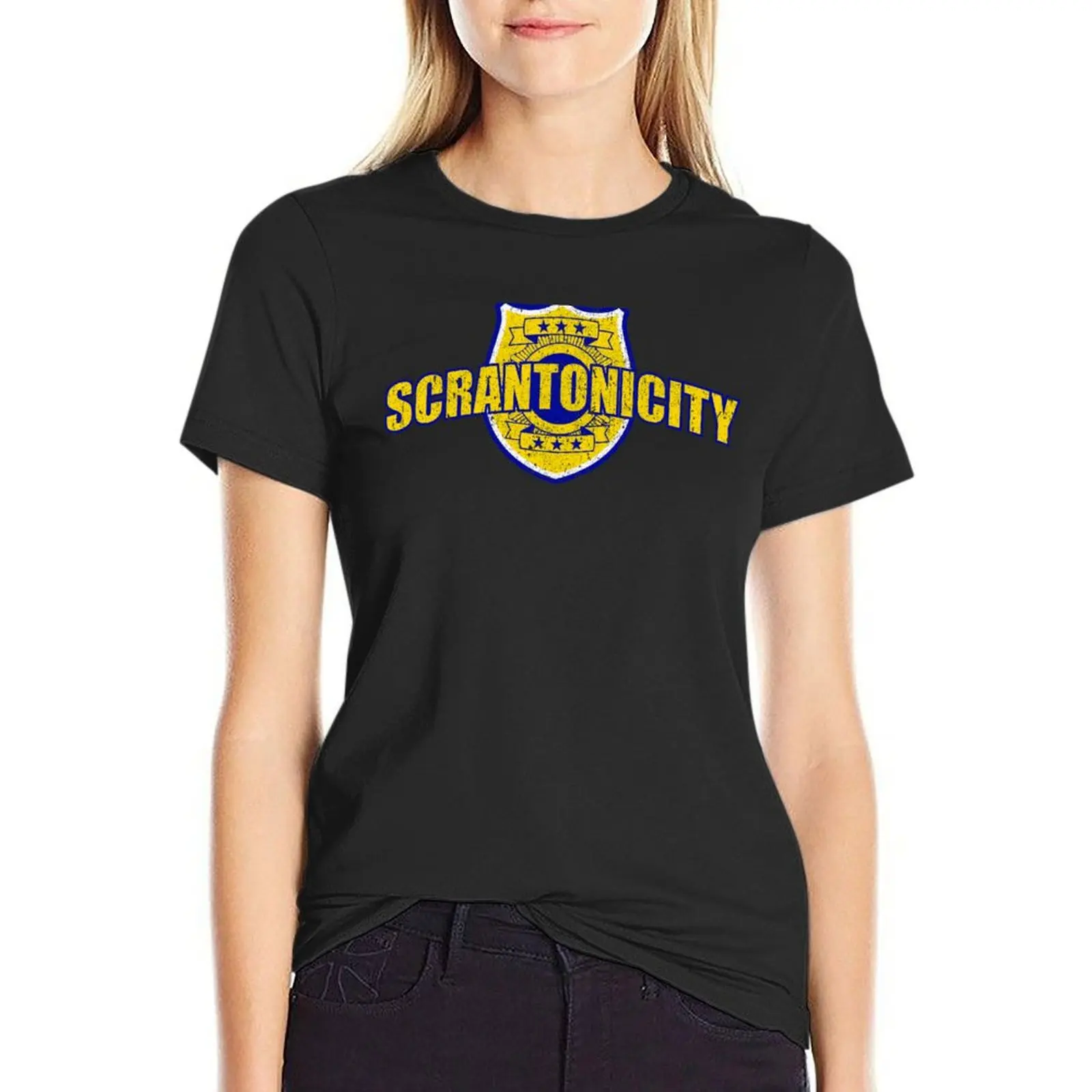 

Scrantonicity T-Shirt oversized funnys Women's tee shirt