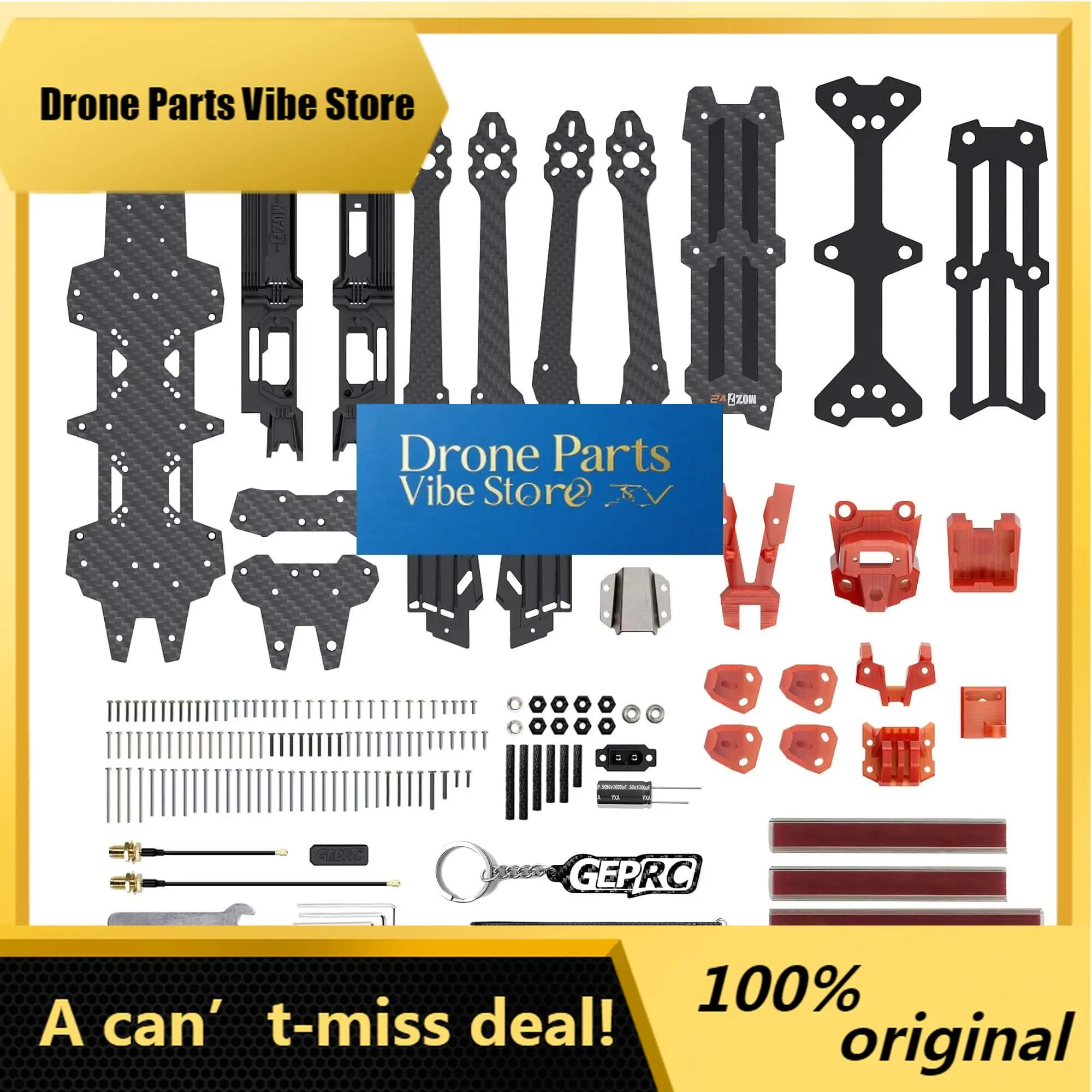 

DronePGEPRC GEP-MOZ7 V2 7.5-8 Inch Propellers Rack Long-lasting Durable Aircraft Long-distance Flight For O4 Pro