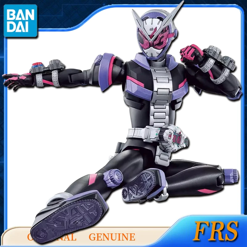 Bandai-Figuras de Ação Genuínas Anime para Crianças, Modelo de Montagem Ornamentos, Brinquedos de Montagem Originais, Padrão KAMEN RIDER ZI-0, Presente