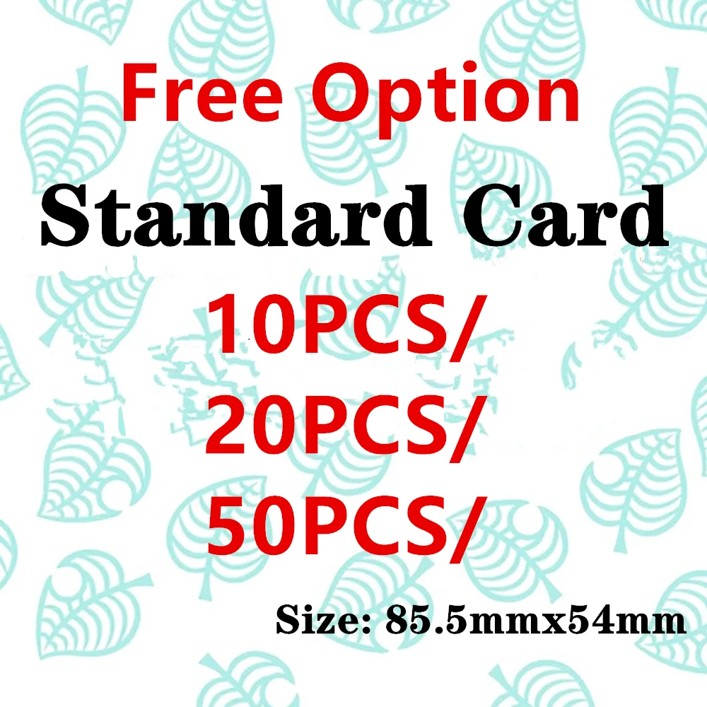 ACNH Card 10Pcs/20Pcs/50Pcs Standard Card Various Amxxbo Card Hot Game Animal Croxxing: cute roles Ntag215 Chip NS Set