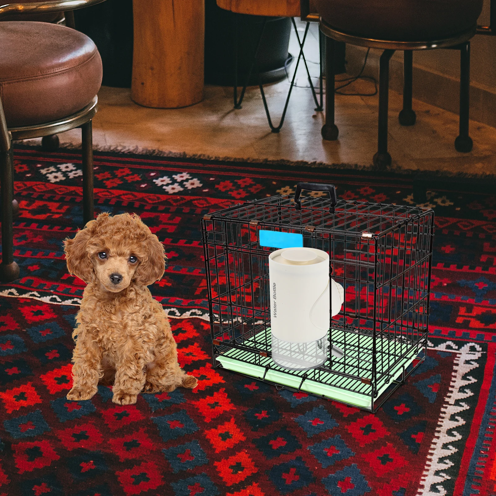 

Automatic Dog Water Dispenser Small Pet Hanging Water Feeder Easy Clean Durable Leakproof Nozzle For Cats Pet Accessories