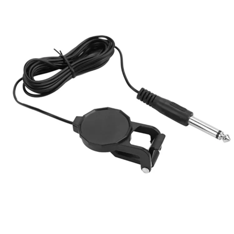

3m 6.35mm Audio Jack Clip on Microphone Piezo Violin Acoustic Guitar Pickup