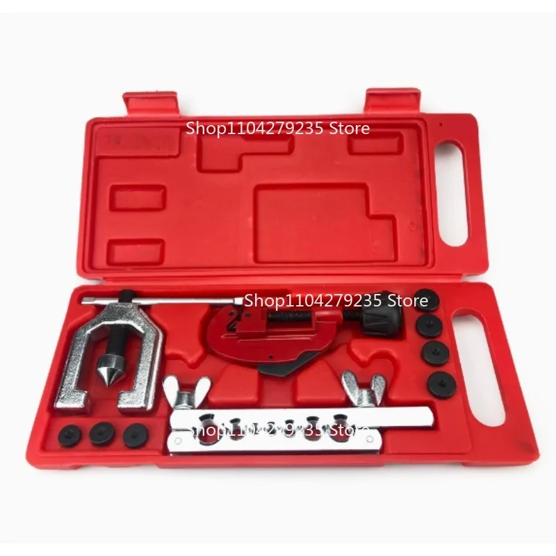 

7 Holes Copper Pipe Flaring Expanding Tool Kit With Flat Press Head For Auto Repair