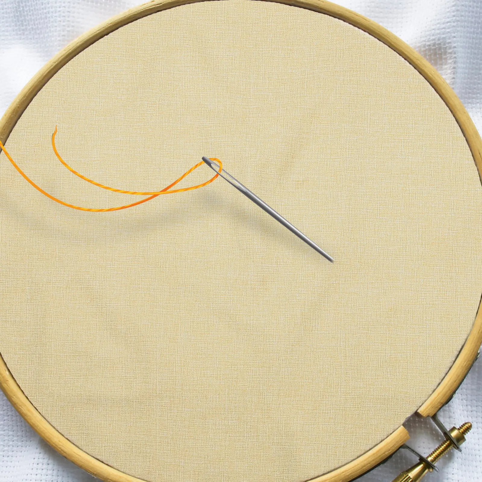 

Beige Heavyweight Linen Fabric DIY Embroidery Cloth for Household Decoration Living Room Bedroom Sofa Pillow Accessories Wear