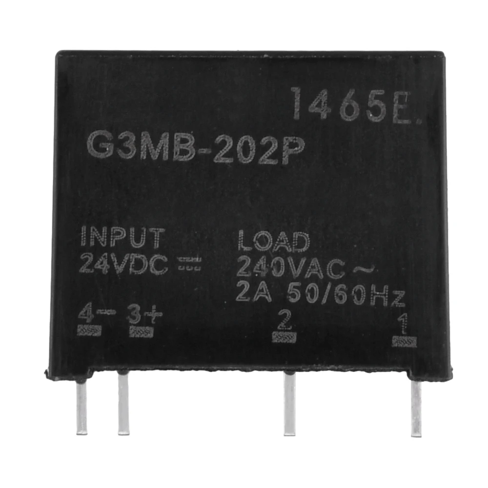 Smart Electronics Solid State Relay Module G3MB-202P DC-AC PCB SSR In 5V/12V/24VDC Out 240V AC 2A