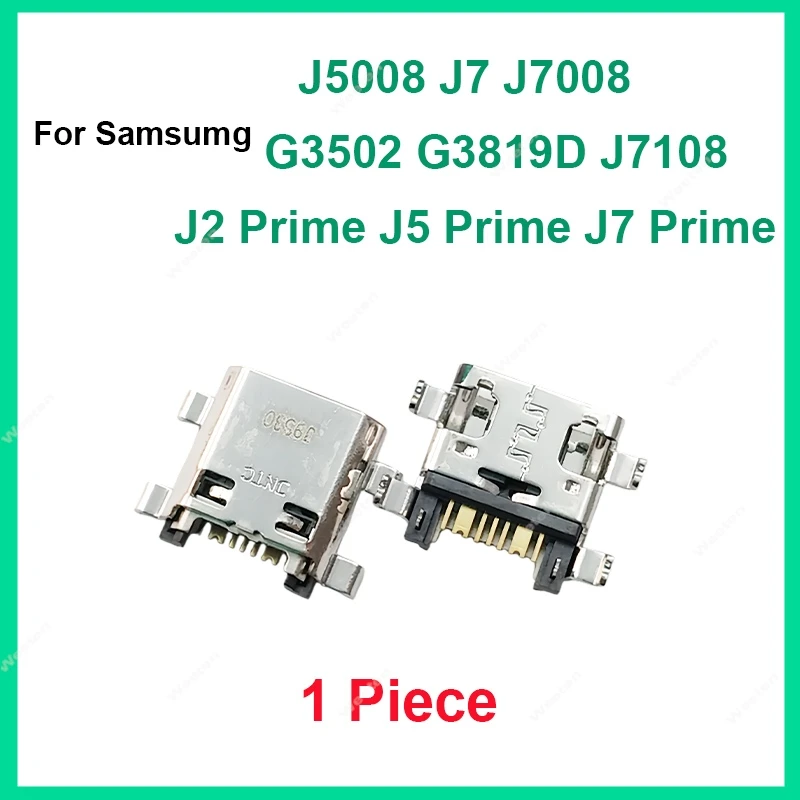 Porta de Carregamento para Celulares Samsung J5008, J7, J7008, G3502, G3819D, J7108, J5, J2 Prime - Conector USB de Alta Durabilidade Profissional