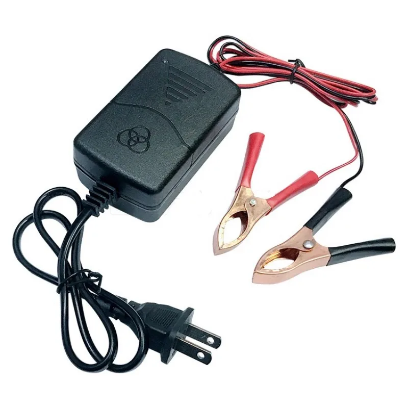 12V 1A Motorcycle Charger Smart Toy Car Power Charging Adapter For Rechargeable AGM Gel Lead Acid Battery