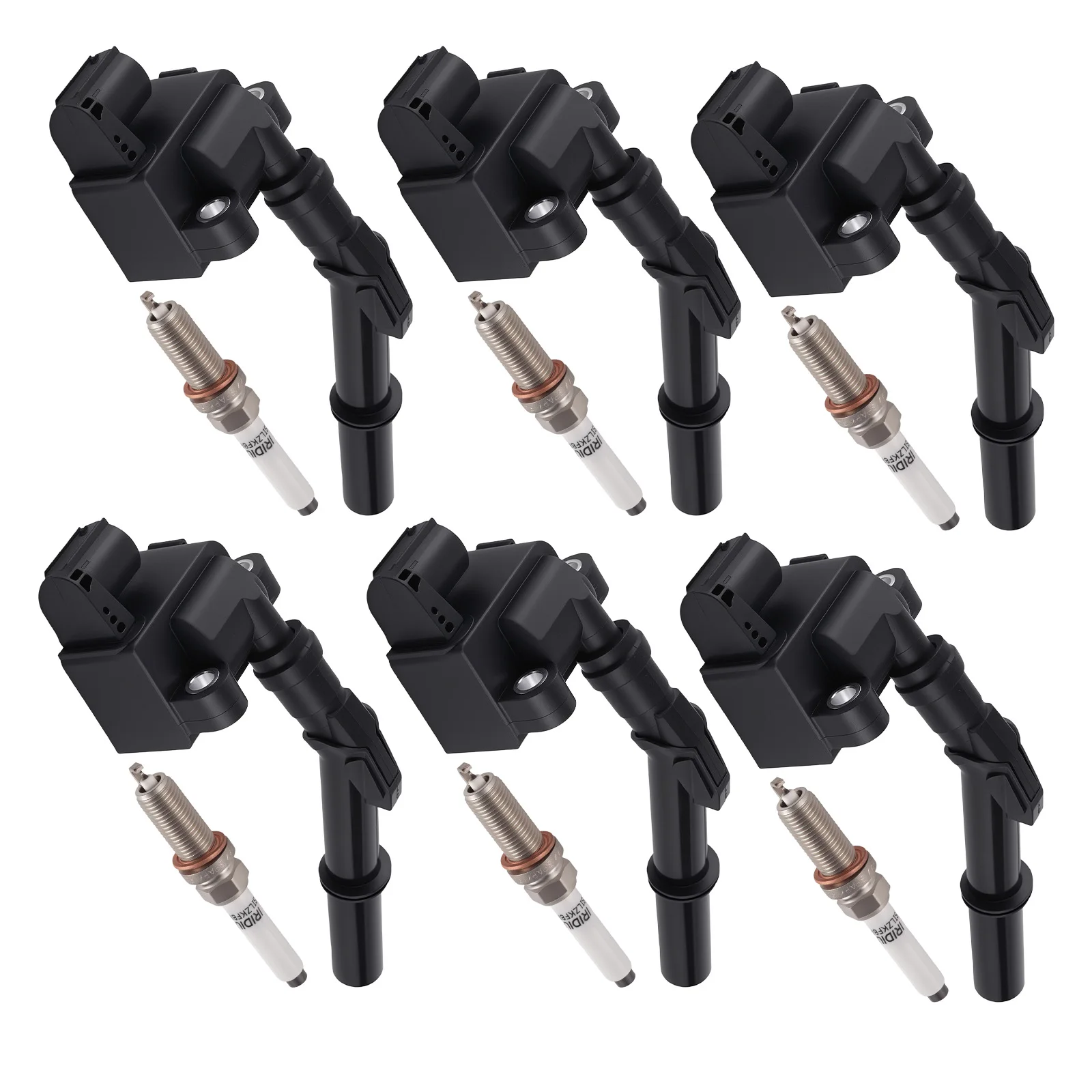 

UF741 Ignition Coil Spark Plug Set for Mercedes E350 3.5L 2014-2016 UF741