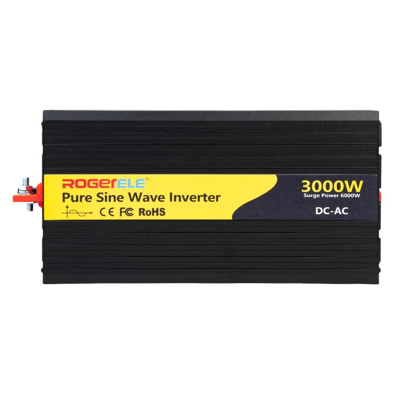 Roger 3000W-B Pure Sine Wave Inverter: 12V/24V/48V To 220V Outdoor Mobile Power Supply & Truck On-Board Inverter