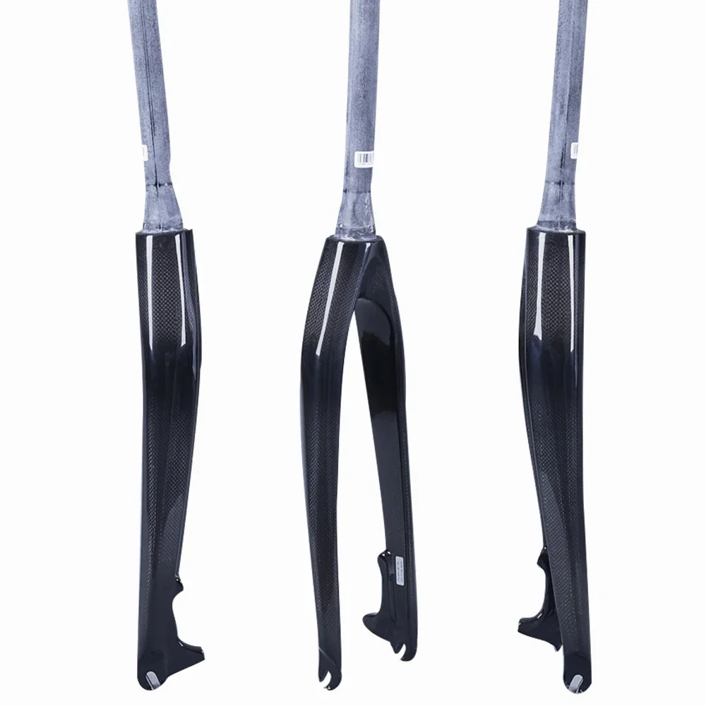 Horquilla de Bicicleta de Montaña de Carbono 3K, Tubo Cónico de Fibra de Carbono, Horquilla Delantera para Bicicleta, Horquilla para Cuadro de Bicicleta, Freno de Disco, 26er, 27.5er, 29er