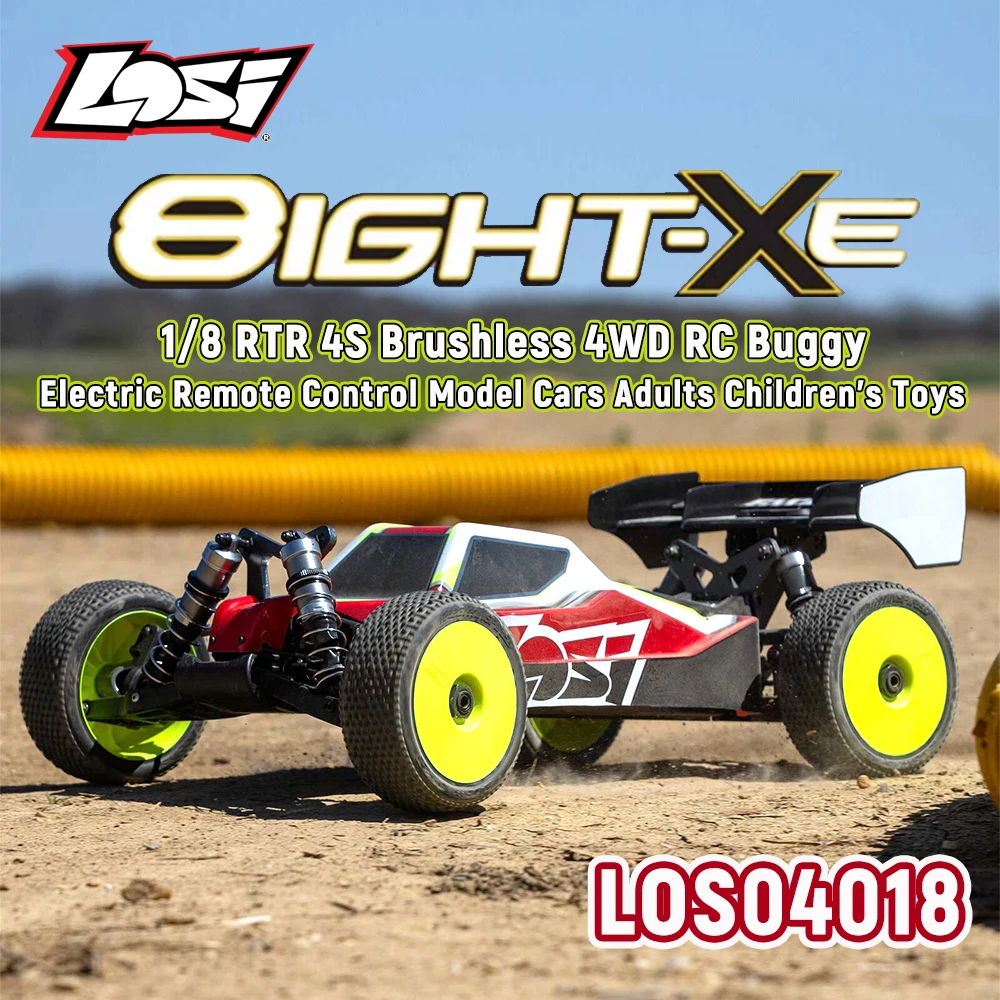 1/8 RTR RC Modello di Auto LOSI 8IGHT-XE LOS04018 4S Brushless 4WD RC Buggy Elettrico Modello di Controllo Remoto Auto
