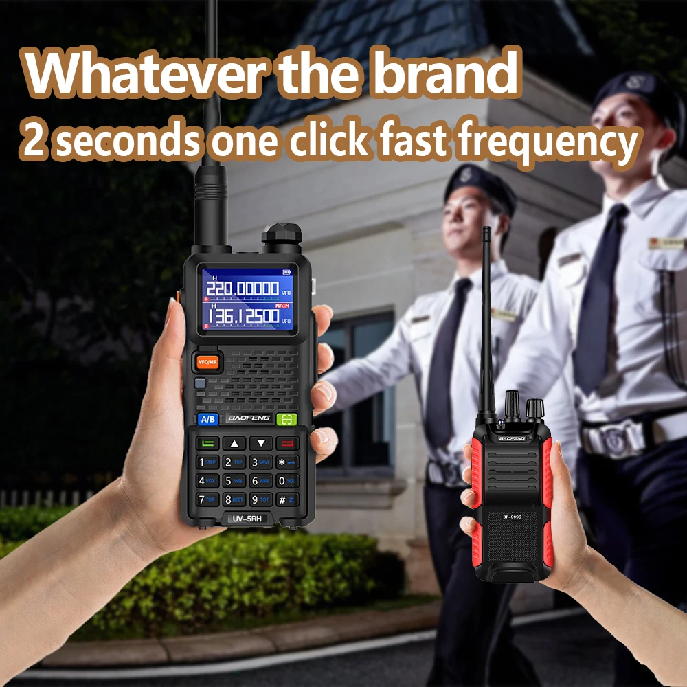 1 قطعة Baofeng UV-5RH كامل النطاق PTT اسلكية تخاطب AM الهواء الفرقة 10 واط 999CH NOAA FM نوع-C ترقية UV-5RH اسلكية تخاطب طويلة المدى #4