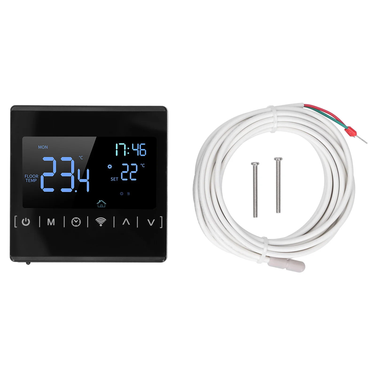 Floor Heating Controller Touch Screen Wifi Programmable Thermostat Industrial Supplies