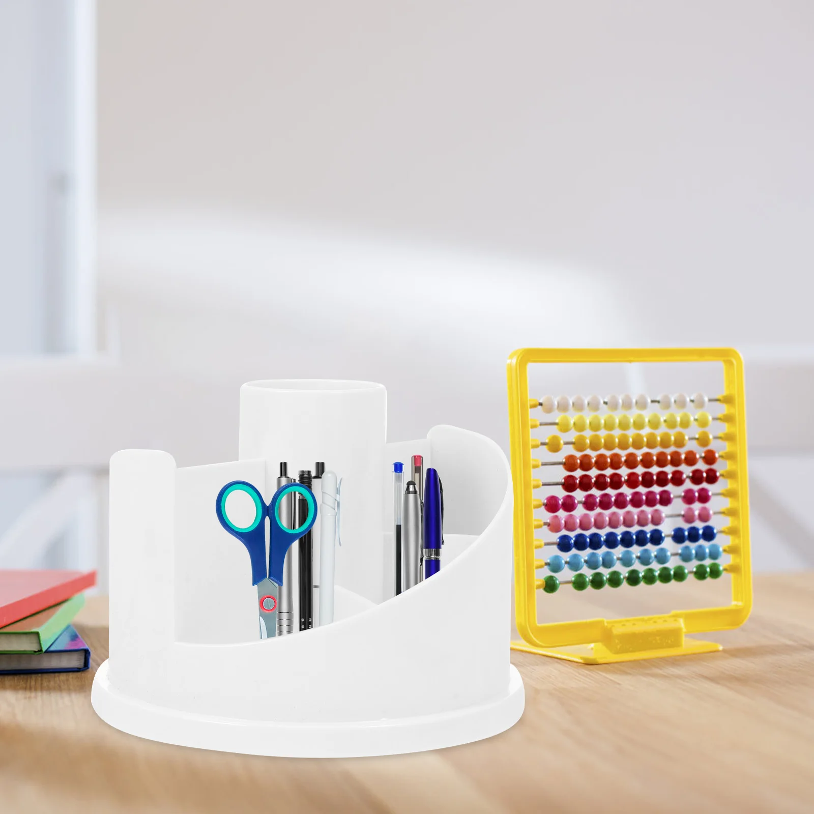 

Plastic Rotatable Storage Cylinder Brush Contaioner Pencil Makeup Brush Container Desk ganizer Multifunctional HOLDER