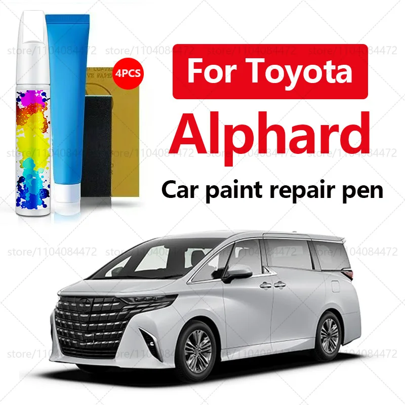 Ручка для ремонта автомобильной краски для Toyota Alphard 2003-2025 годов, аксессуары для ремонта царапин, 4 шт., черный, коричневый, красный, синий, белый, серебристый Ручка для ремонта автомобильной краски для Toyota Alphard 2003-2025 годов, аксессуары для ремонта царапин, 4 шт., черный, коричневый, красный, синий, белый, серебристый