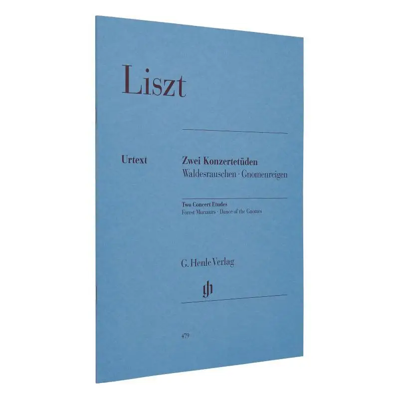 

HN479 Liszt 2 Concert Etudes Eckhardt Maria G Henle Verlag 9790201804798 Book