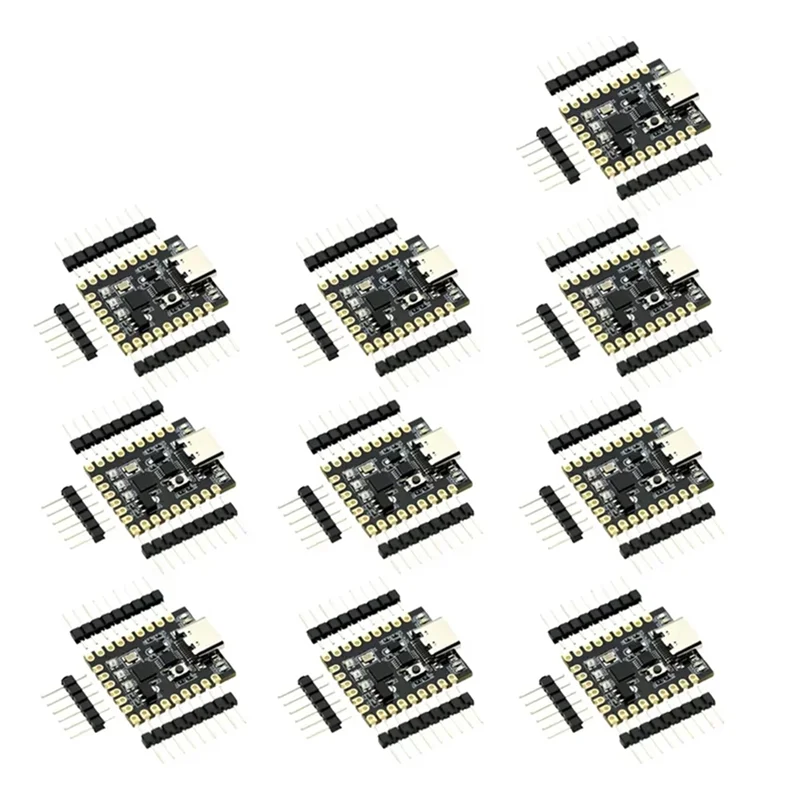 Stylish-10Pcs Nano V3.0/Nano Super Mini Type-C Development Board Including Atmega328p Chip CH340 Serial Port For Arduino