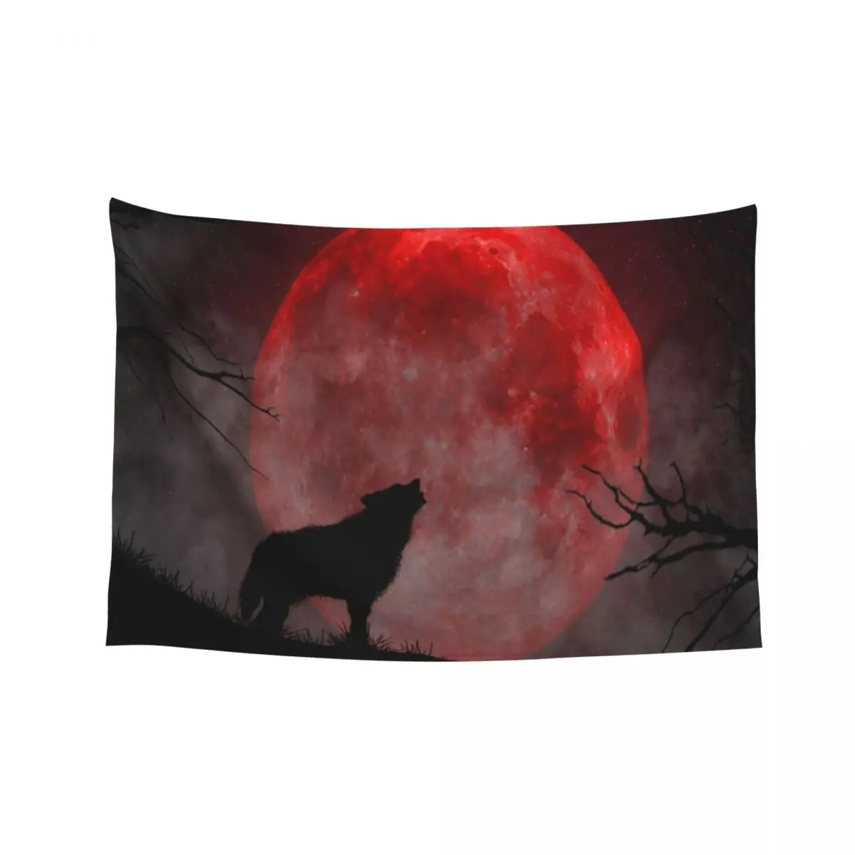 

Blood Moon Tapestry Wall Mural Carpet Wall Wall Hanging Tapestry