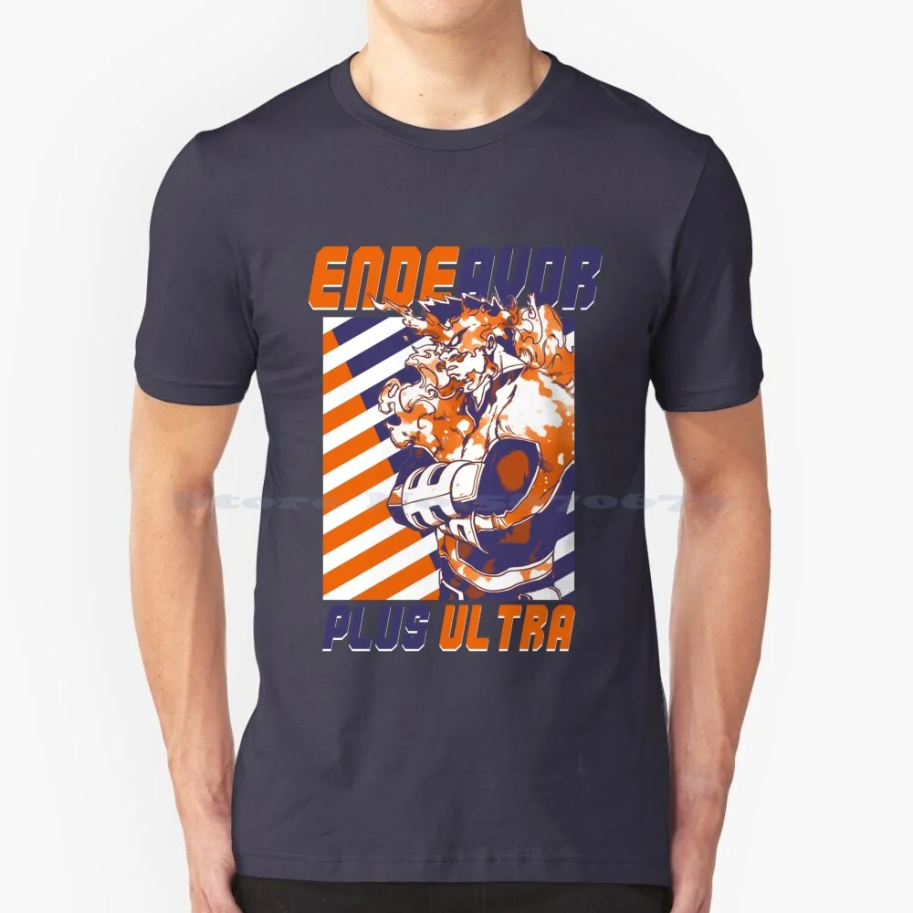 Endeavor T Shirt 100% Cotton Tee Endeavor All Might Anime Todoroki Boku No Hero Academia Deku Shoto All For One Manga Japan