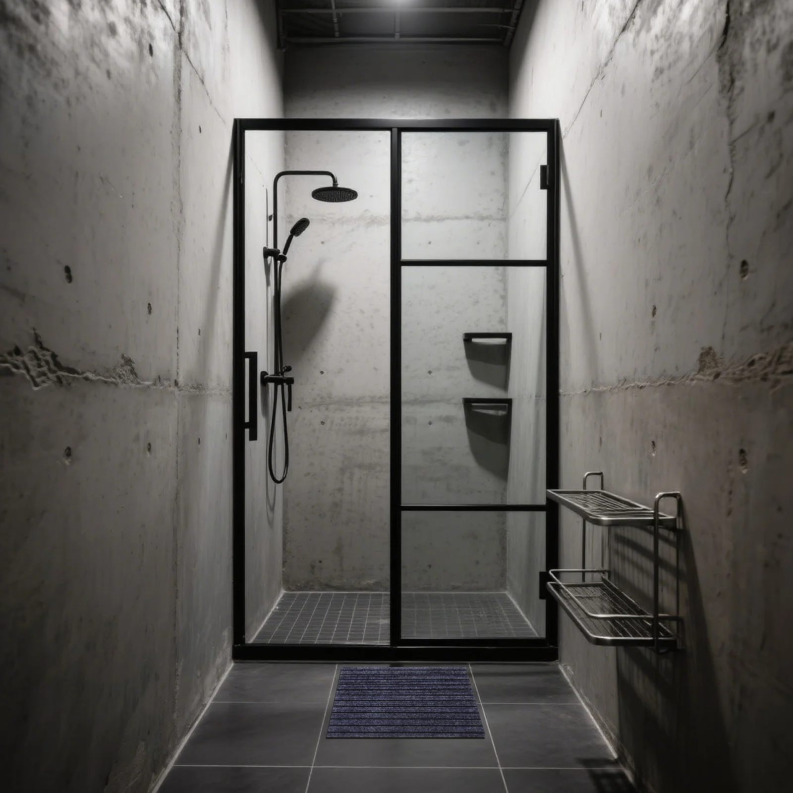 

2Pcs Absorbent Bathroom Floor Mats Quick Drying Non-Slip Toilet Rug for High Moisture Areas Malls Hotels Washrooms