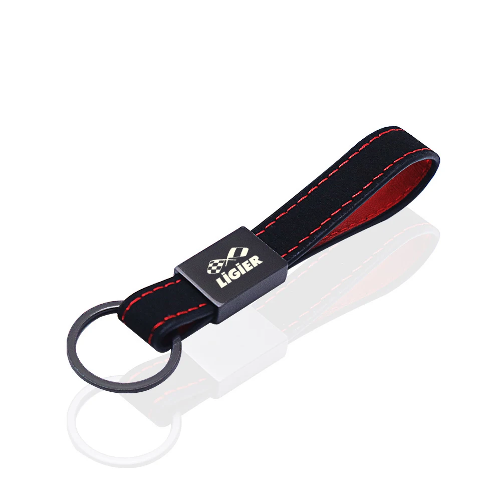 car key chain leather keychain Car Accessories for ligier js50 L js2 js60 jsrc jsp4 X-TOO