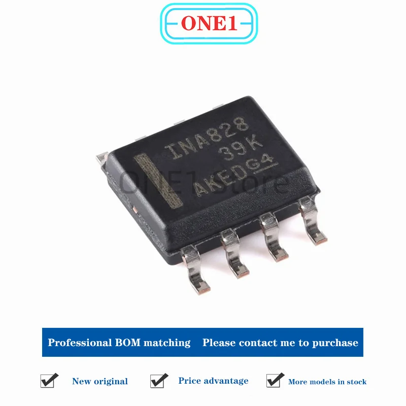 1 PCS/lot baru asli INA828IDR SOIC-8 Presisi Instrumentasi amplifier chip