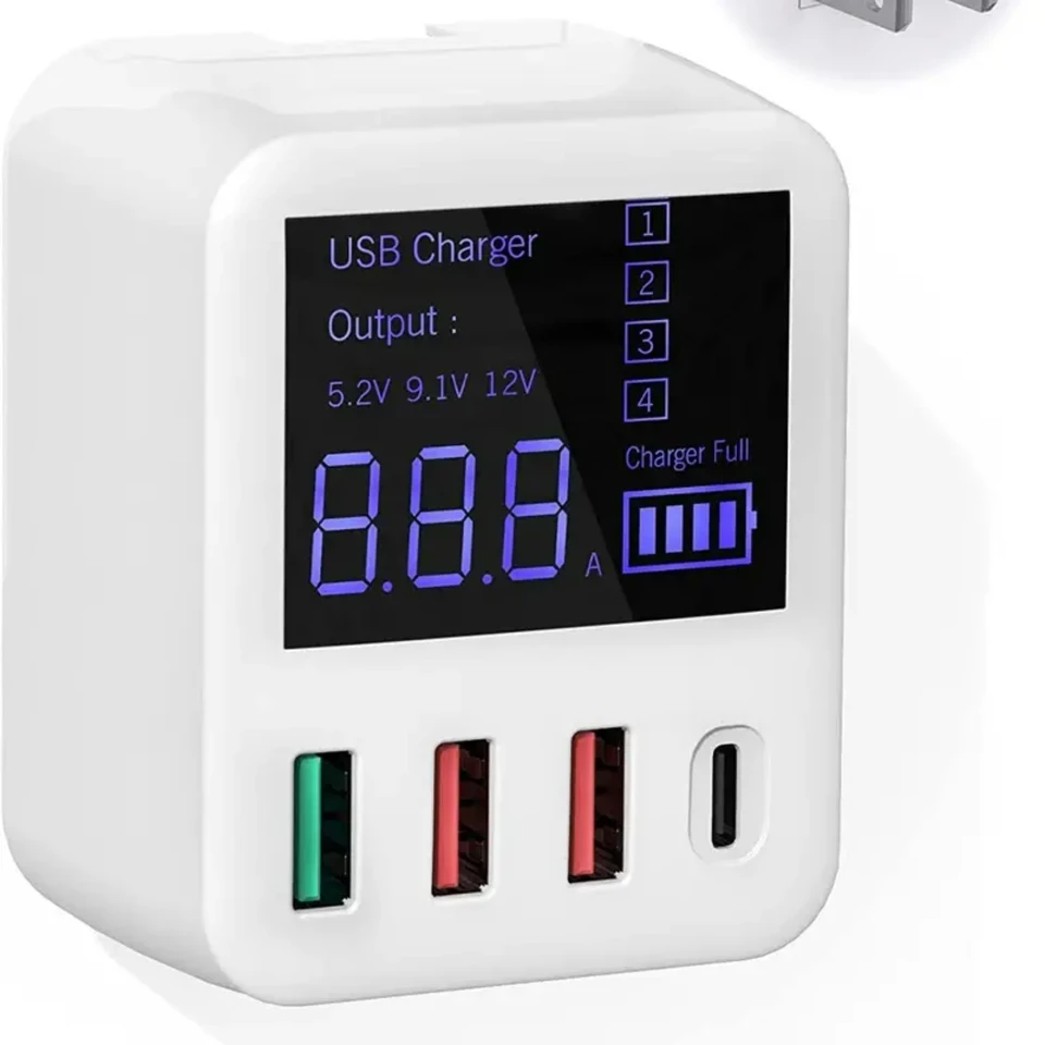 40W 4 USB Port Quick Charge Wall Charger