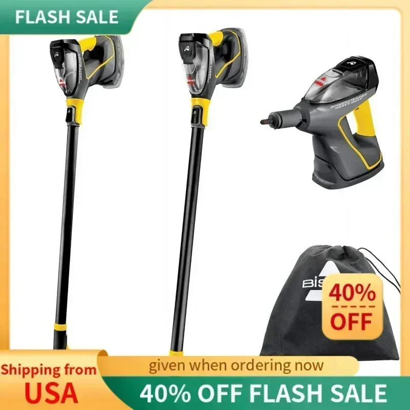 PMD4-ABISSELS Power Steamer Сверхмощная паровая швабра 3-в-1 и портативная SteamShot для внутреннего и наружного использования: гараж, мастерская Aut,