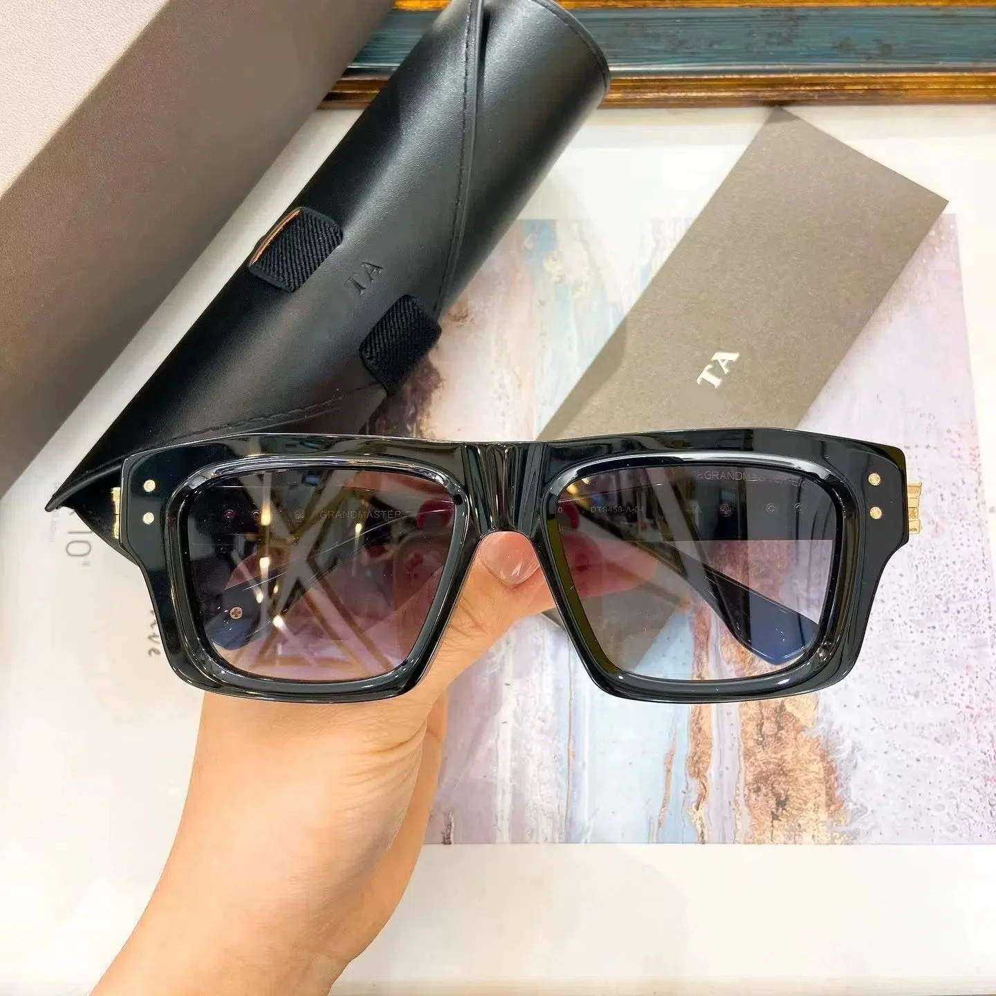 

Authentic For DIYTA DT GRANDMASTER-EIGHT DTS458-A UV400 Men Women Sun Glasses Driving Anti-Glare Male Couple Eyewear With Box