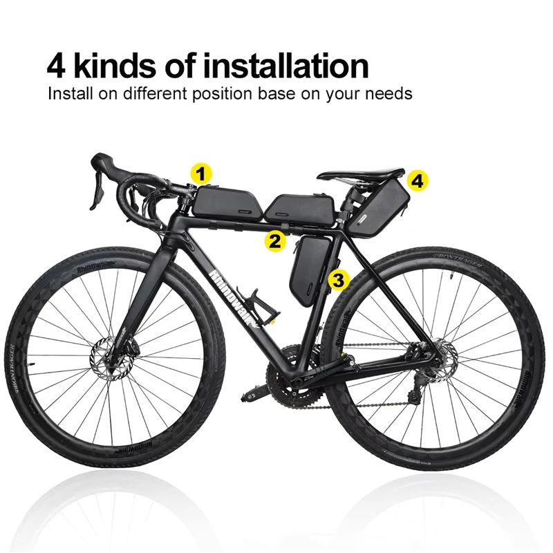 Bicycle Bag Set Waterproof Bike Cycling Bag Sets Bicycle Saddle Handlebar Frame Tube Bag Road Bike Travel Accessories