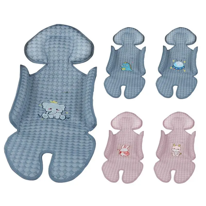 Stroller Cooling Pad Ice Stroller Cooler Mat Breathable Cooling Mat Anti-Slip Seat Pad Cushion Liner Gel Cooling Pad For